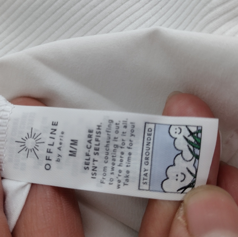 NEW OFFLINE BY AERIE White Cut Out Skort Dress Size M - Picture 12 of 13
